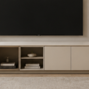 High-Capacity Storage TV Cabinet