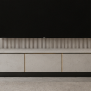 Light Luxury Sintered Stone TV Cabinet Set
